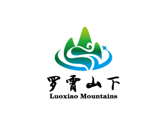 周金进的罗霄山下logo设计