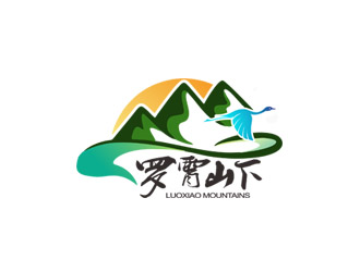 郭庆忠的罗霄山下logo设计