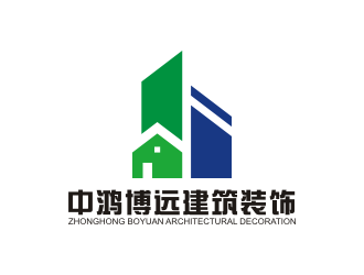 陈波的北京中鸿博远建筑装饰工程有限公司logo设计