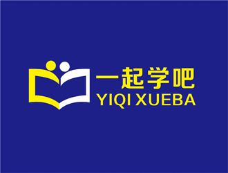 陈今朝的一起学吧logo设计