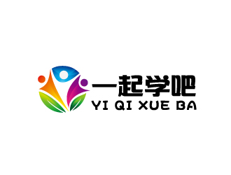 周金进的一起学吧logo设计