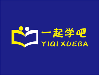 陈今朝的一起学吧logo设计