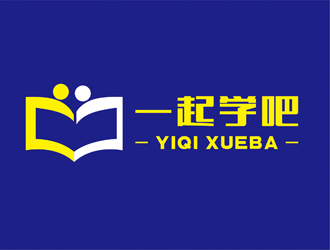 陈今朝的一起学吧logo设计