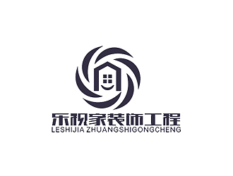 赵鹏的乐视家装饰工程有限公司logo设计