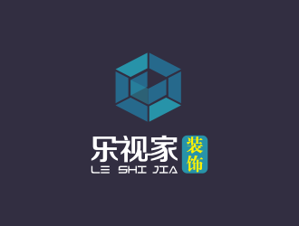 黄安悦的乐视家装饰工程有限公司logo设计