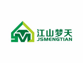 何嘉健的江山梦天JSMENGTIANlogo设计