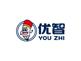 周金进的优智+字母或者拼音logo设计