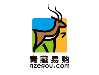 黄安悦的青藏易购 青海农产品电商品牌logologo设计