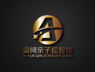 廖燕峰的爱阅亲子绘智馆logo设计