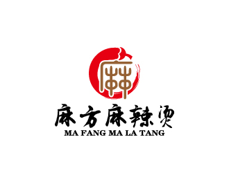 周金进的麻方麻辣烫logo设计