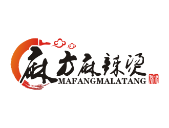 吉吉的麻方麻辣烫logo设计