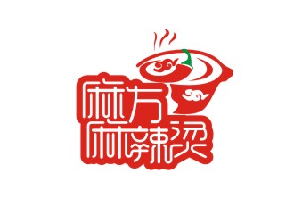 汤云方的麻方麻辣烫logo设计