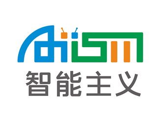 唐国强的Aiism (中文：智能主义)logo设计