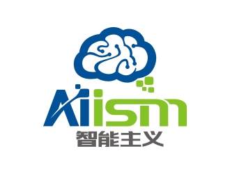 曾翼的Aiism (中文：智能主义)logo设计