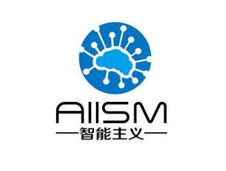 段安稳的Aiism (中文：智能主义)logo设计