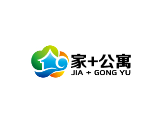 周金进的家+公寓logo设计