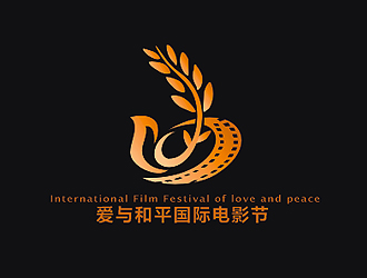 盛铭的爱与和平国际电影节logo设计