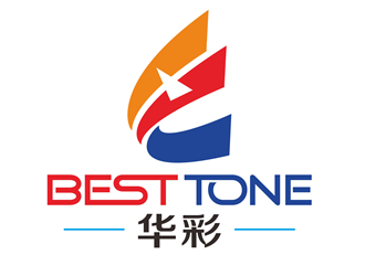 唐国强的besttone华彩logo设计