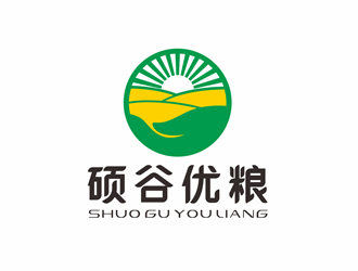 廖燕峰的硕谷优粮 五谷杂粮健康食品logo设计