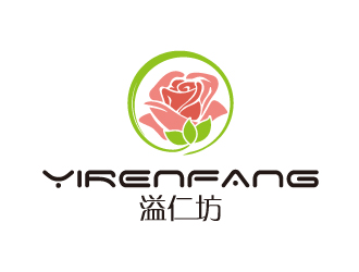 于蓁的溢仁坊植物精油化妆品logo设计