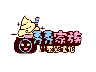 晓熹的秀秀家族 儿童影像馆logo设计