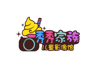 晓熹的秀秀家族 儿童影像馆logo设计