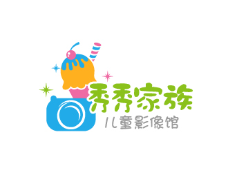 晓熹的秀秀家族 儿童影像馆logo设计