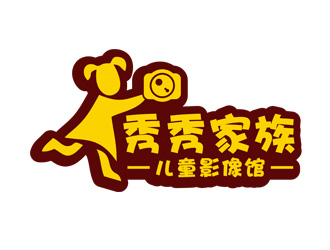 刘彩云的秀秀家族 儿童影像馆logo设计