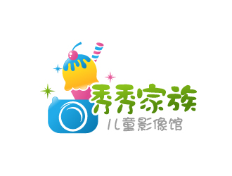 晓熹的秀秀家族 儿童影像馆logo设计