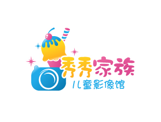 晓熹的秀秀家族 儿童影像馆logo设计