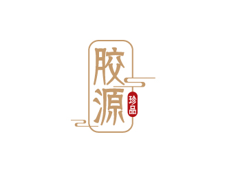 陈兆松的胶源珍品甜品品牌logologo设计