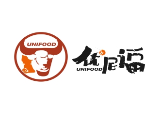 胡红志的优尼福（unifood）logo设计