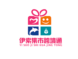 盛铭的伊索集市跨境通logo设计