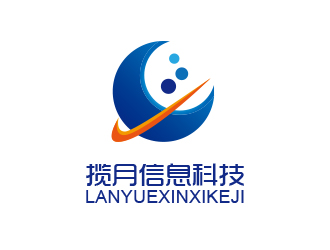 于蓁的揽月信息科技有限公司logo设计