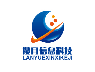 于蓁的揽月信息科技有限公司logo设计