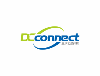 何嘉健的DCconnect(壹步宏景科技）logo设计