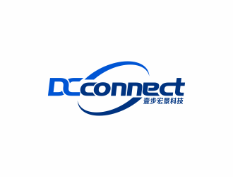 何嘉健的DCconnect(壹步宏景科技）logo设计