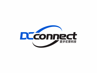 何嘉健的DCconnect(壹步宏景科技）logo设计