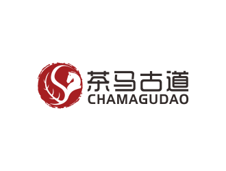 汤儒娟的茶马古道茶业茶馆logo设计