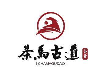 范振飞的茶马古道茶业茶馆logo设计
