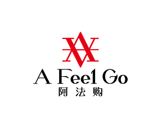 周金进的a feel go 阿法购logo设计