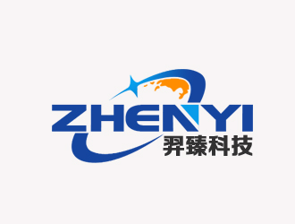 余亮亮的羿臻科技logo设计