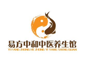 晓熹的易方中和中医养生馆logo设计