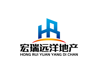 周金进的宏瑞远洋地产logo设计