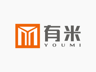 梁俊的字母logo设计 YM 有米logo设计