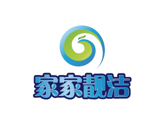 孙金泽的家家靓洁logo设计