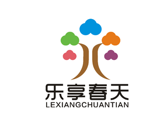 杨占斌的乐享春天logo设计