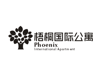 梁俊的梧桐国际公寓     Phoenix International Apartmentlogo设计