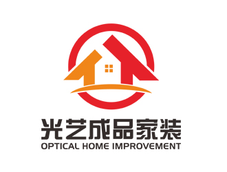 刘彩云的光艺成品家装logo设计