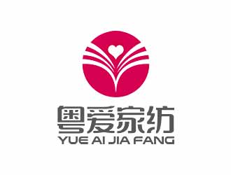 钟炬的粤爱家纺logo设计